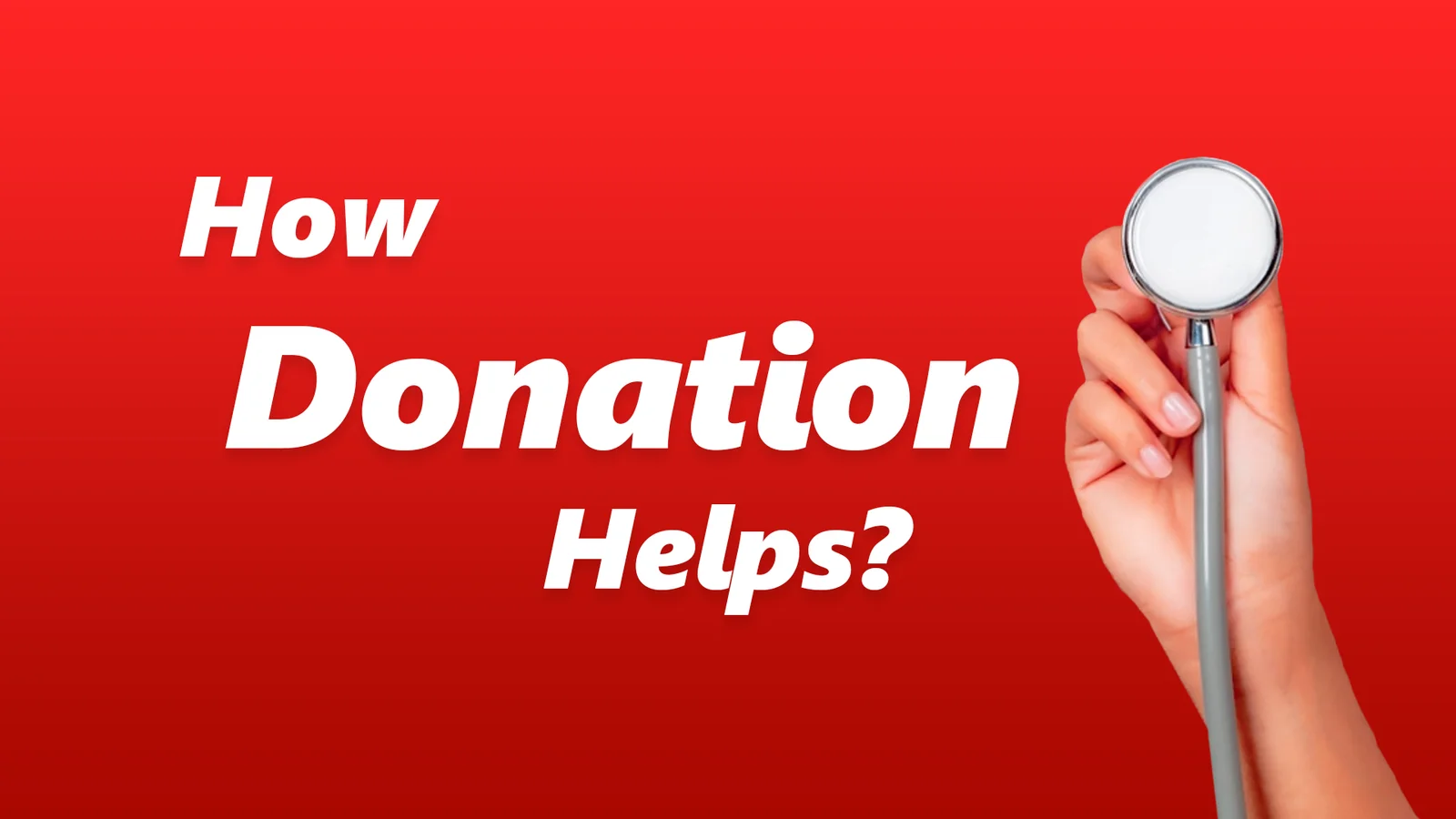 How Donations Help?